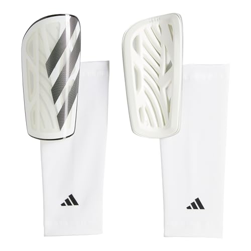adidas Unisex TIRO SHINGUARD LEAGUE, White/Black/Silver Metallic, M