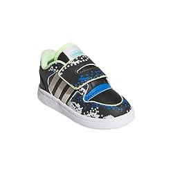 adidas Kids Break Start Sneaker, Black/White/Bright