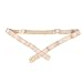 WINOMO 3pcs Adjustable Low Back Bra Strap Converter Extension Strap for Party Banquet Bare-back Dress