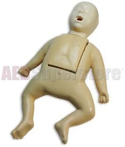 CPR Prompt (1 Pack) TAN Single Infant Manikin w/10 Lung Bags &amp; Tool - LF06012U by CPR Prompt