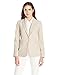 Calvin Klein Women's One Button Jacket, Latte, 8