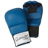 ProForce Gladiator Karate Sparring Gloves - Blue - Medium