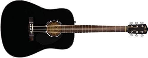 Fender Classic Design CD-60S Dreadnought Acoustic Guitar (Black)