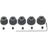 48P 19T 20T 21T 22T 23T Pinion Gear with Screw Driver for 3.175mm Shaft 1/10 RC Brushless Brush Motor by MakerDoIt