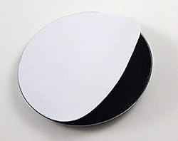 Black Widow Flag 2.75" Car Chrome Round Emblem