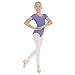 EUROTARD 1043 Girls Short Sleeve Leotard with Cotton