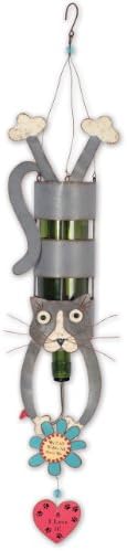 Sunset Vista Design Studios By Using Your Own Bottle Hummingbird Feeder/Plant Rooter, Cat