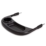 Austlen Entourage Stroller Snack Tray: BPA Free Baby Stroller Attachment Accessories - Black