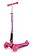 ChromeWheels Scooters for Kids, Deluxe Kick Scooter Foldable 4 Adjustable Height 150lb Weight Limit 3 Wheel, Lean to Steer LED Light Up Wheels, Best Gifts for Girls Boys Age 3-12 Year Old, Pink