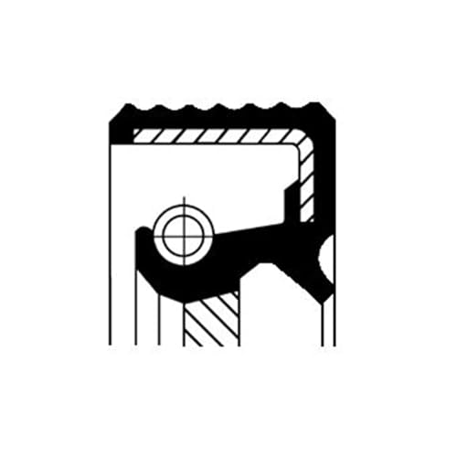 Corteco 12017124B Bague d'étanchéité, vilebrequin