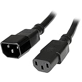 StarTech.com 3ft (1m) Power Extension Cord, C14 to