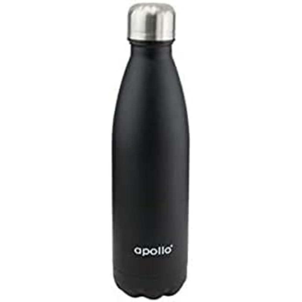 apollo THE HOUSEWARES BRAND SS Flask 500mL Black