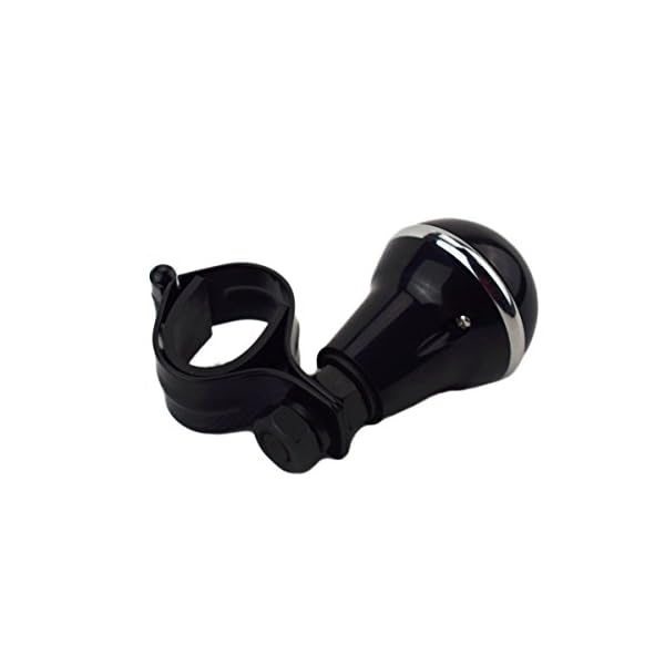 Black-Steering-Wheel-Spinner-Handle-Auto-Heavy-Duty-Suicide-Knob-Car-Solid
