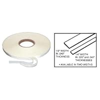CRL 1/2" x .040" Transparent Acrylic Very Hi-Bond Adhesive Tape - 7 ft