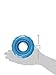 KONG Puppy Tires - Dog Chew Toy for Puppies - Stuffable Dog Toy for Treats & Snacks - Natural Rubber Chew Toy for Teething Puppy - for Medium/Large Puppies - Randomly Provided Color