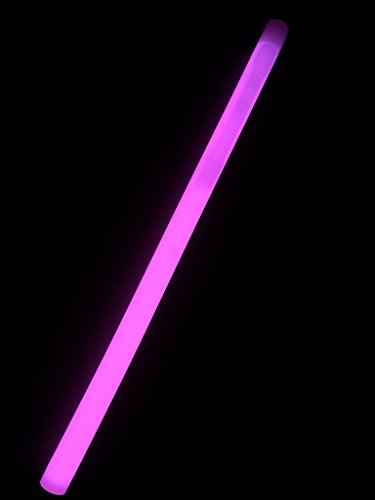Glow Sticks Bulk Wholesale, 10 12â€ 15mm Dia. Pink Industrial Grade Jumbo Light Sticks, Bright Color, Glow 14 Hrs, Safety Glow Stick 3yrs Shelf Life, Ideal for Camping & Emergency, Glow With Us Brand