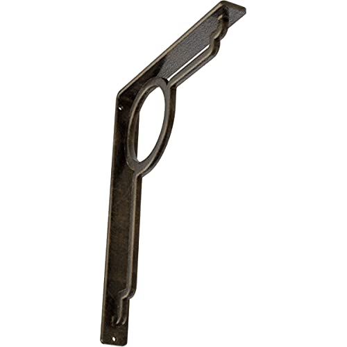 Ekena Millwork BKTM01X10X12SMAAPG Metal Bracket, 1 1/2" W x 10" D x 12" H, Anti…