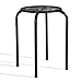 dar Living Daisy Metal Stool, Black (2-Pack)