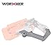 Goshfun Worker F0414 No. 217 Handguard Modified Toy Assembly Kit for NERF Zombie Hammershot, Grey
