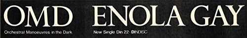 6 ORCHESTRAL MANOUVERS IN THE DARK ENOLA GAY SINGLE ADVERT 14X3