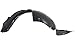 Evan Fischer Fender Liner Front, Driver Side Compatible with 2010-2012 Hyundai Genesis Coupe Plastic Material - HY1248120