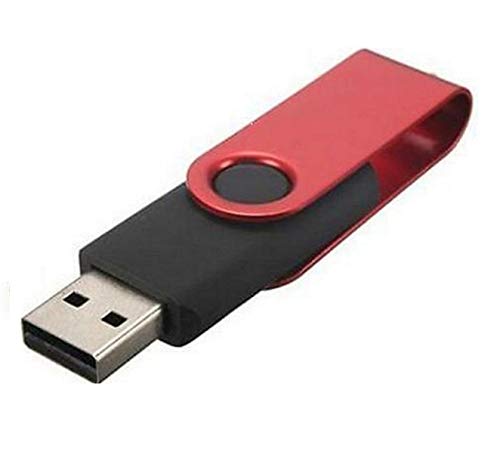 Pili Dingtian 1TB 2TB USB Flash Drive USB 2.0 USB Memory Stick USB Rotatable Fold (2TB, Red)