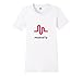 Women's musical.ly wave classic T-Shirt (Fitted Cut) Small White