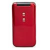 TTfone Nova TT650 Big Button Flip Folding Mobile Phone - Easy and Simple to use - Pay as you go (Red, Giff Gaff)