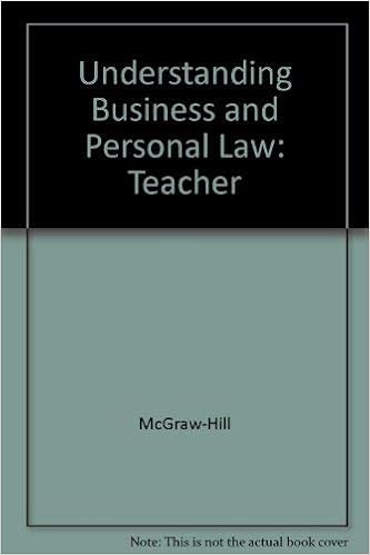 Glencoe Understanding Business Personal Law Teacher Wraparound Edition Brown Gordon W 9780078266102 Books