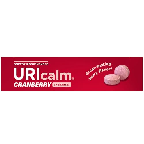 URICALM CRANBERRY, DAILY DIETARY SUPPLEMENT CHEWABLE WITH D-MANNOSE, BERRY, 60 COUNT