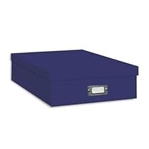 Pioneer Jumbo Scrapbook Storage Box, Blue