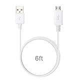 Samsung Galaxy S7 Edge / S6 / S4 / S3 / Note 4 / Note 5 Charging Cable 6 Feet 2.0 A Male to Micro B Sync and Charger Cord