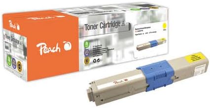 Peach Toner Cartridge yellow, compatible with OKI 44469704