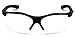 Pyramex Fortress Safety Eyewear, Clear Lens With Black Frame