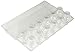 Tri-Fold Egg Cartons Clear Plastic Recycled PETE Material for Product Visibility by MT Products (15 Pieces)