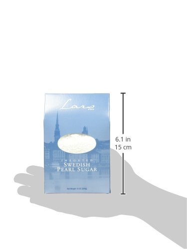 Lars' Own Swedish Pearl Sugar, 10-Ounce Packages (Pack of 6)