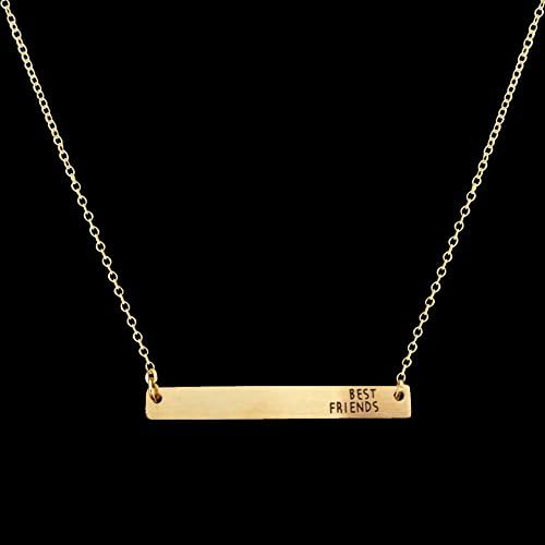 GOLD Stainless Steel Silver Gold Plated Colier Femme Tattoo Choker Chain Best Friend Simple Bar Necklace Women