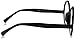 zeroUV Vintage Inspired Eyewear Round Circle Clear Lens Glasses Eyeglasses (Black)