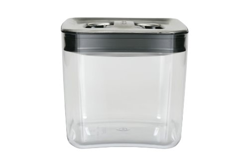 Click Clack Cube 2-Quart Storage Container with Stainless Steel Lid