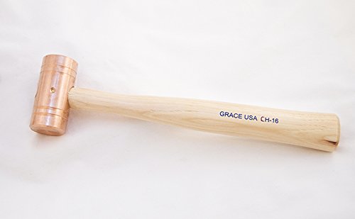 Grace USA 16 Ounce Copper Gunsmithing Hammer, CH-16 - Thumbnail 3