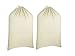 Urban Villa Laundry Bags 2 Pack Canvas Dirty Clothes Travel Laundry Bag|Machine Washable|Reusable College Hostel Liner Bag for Garments with Drawstring Closure - Size 28 x 36 Inches
