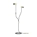 GGMM Nightingale “Lifetime Warranty” Deep Heavy Bass In-Ear Noise-Isolating Headphone w/ Full Metal Housing Dynamic Dual Drivers & Universal 1-Button Microphone (Gold)