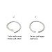 Honbay 40PCS Women Fashion Hip-Hop DIY Braid Rings for Hair and Dreadlocks,Golden and Silver