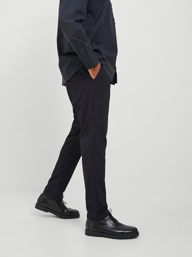 Homme Jpstmarco Jjcooper Chino Noos Pantalons, Noir, 31W / 32L EU