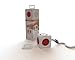 PowerCube Extended, 5 Outlet Adapter and Surge Protector 5ft Extension Cord Power Strip with 5 outlets 4320RD/USEXPC