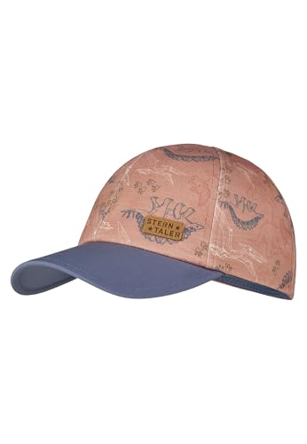 Sterntaler Basecap Dinokontur - Jungen Baseball Cap mit Metallschließe - Sommer Basecap aus Flammgarn Jersey - Sportive Baby und Kinder Schirmkappe, UV-Schutz 50+, lichtbraun, Größe 53