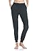 Tesla TM-FBP70-HCC_Small Loungewear Long Tapered Fit Soft Peachskin Running Casual Yoga Active with Pockets FBP70