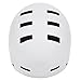 Critical Cycles Classic Commuter Bike/Skate/Multi-Sport CM-1 Helmet with 10 Vents, Matte White, Small: 51-55 cm / 20