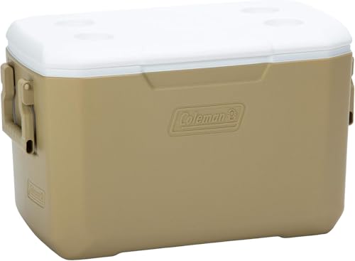 Coleman(コールマン) クーラーボックス ポリライト サンド(Amazon限定カラー) 大容量 45L 保冷力3日 2000036679 アウトドア キャンプ 保冷3日 部活 釣り 水抜き弁付き 45L 防災