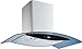 Winflo 30 In. Convertible Stainless Steel/Glass Wall Mount Range Hood with Mesh Filter and Touch Sensor Control